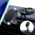 🚘 Alloy Folding Magnetic Car Phone Holder - Image 2