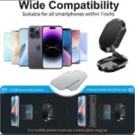 🚘 Alloy Folding Magnetic Car Phone Holder - Image 4