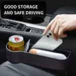 Leather Multifunctional Car Seat Organizer - Image 3