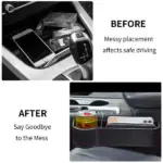 Leather Multifunctional Car Seat Organizer - Image 5