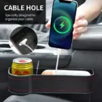 Leather Multifunctional Car Seat Organizer - Image 6