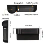 Leather Multifunctional Car Seat Organizer - Image 10