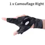 LED Flashlight Waterproof Gloves - Practical Durable Fingerless Gloves - Image 15