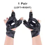 LED Flashlight Waterproof Gloves - Practical Durable Fingerless Gloves - Image 16