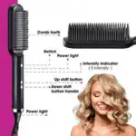 Negative Ion Hair Straightener Styling Comb - Image 11