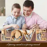 👪 Personalized Wooden Piggy Bank LETTER for Boys Girls Adults - Image 8