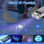 Small Powerful EDC Flashlight with Red UV Blue Light – Super Bright 1000 Lumens - Image 6
