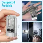 Small Powerful EDC Flashlight with Red UV Blue Light – Super Bright 1000 Lumens - Image 10