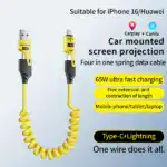 4 in 1 Spring Fast Charging Cable - Image 5