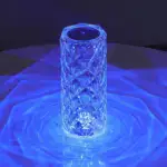 16 Colors Rose Rays Crystal Diamond Table Lamp - Image 3