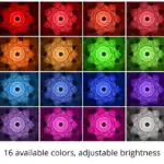 16 Colors Rose Rays Crystal Diamond Table Lamp - Image 4