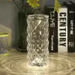 16 Colors Rose Rays Crystal Diamond Table Lamp - Image 6